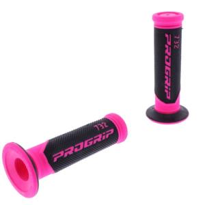 Puños Progrip D22 L125 Negro-Rosa